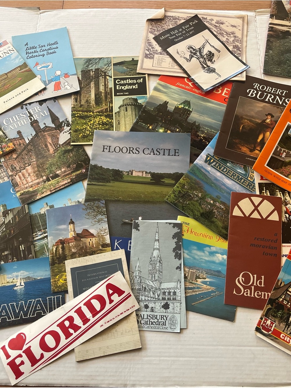 Vintage Travel ephemera Lot - Multi/Blue Collection